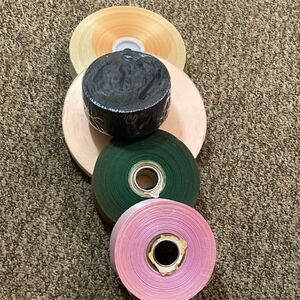 Hand Crafted Assorted Colored Ribbon Set 5